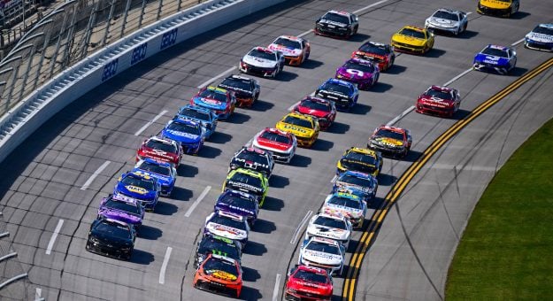 April 21, 2024: NASCAR races at Talladega Superspeedway in Talladega, Alabama. (HHP/Jacy Norgaard)