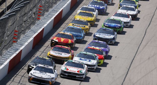 May 12, 2024: NASCAR races at the Darlington Raceway in Darlington, SC. (HHP/Andrew Coppley)