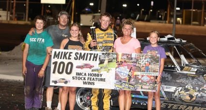 Boone Win Is IMCA 100th For Mike Smith