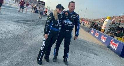 Brittany Force Wins Night Under Fire, Beckman Debuts