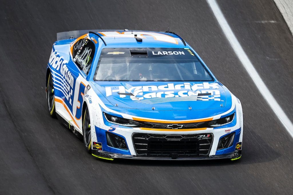 July 21, 2024: NASCAR races at the Indianapolis Raceway Park in Indianapolis, IN. (HHP/David Graham)