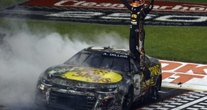 Austin Dillon Bumps His Way To Upset Richmond Win