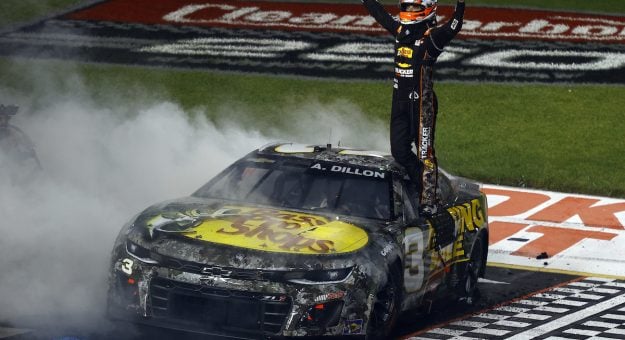 Visit Austin Dillon Bumps His Way To Upset Richmond Win page