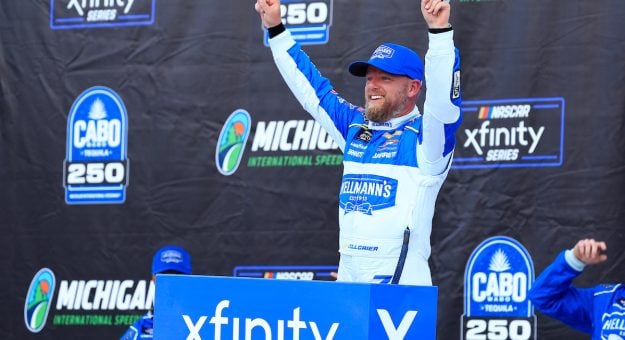 Visit Justin Allgaier Hangs On For Overtime Xfinity Win At Michigan page