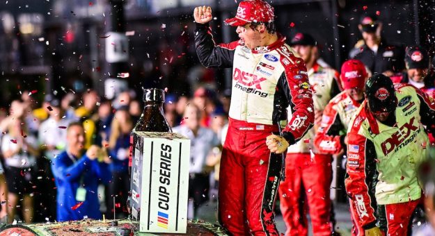 Visit Harrison Burton Roars To Historic First Cup Victory At Daytona page