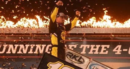 Peck Holds Off Abreu In Eldora Sprint