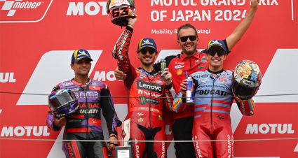 Bagnaia Rides To Winning Wave In Japan