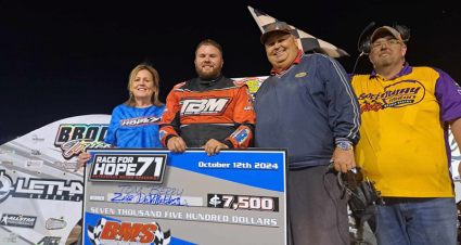 Berry Brings Broom To Batesville’s IMCA Race For Hope 71