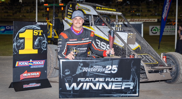 Visit Fleming Draws First Blood In Perth Speedcar Opener page