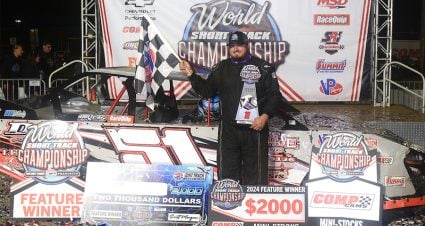 Cody Keith Delivers Mini Stock Trophy