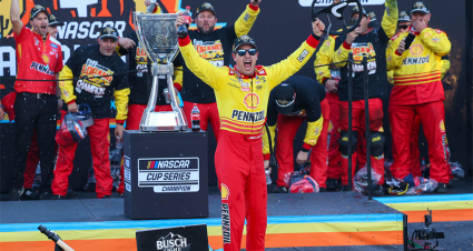 Logano Holds Off Blaney For Third Cup Series Championship