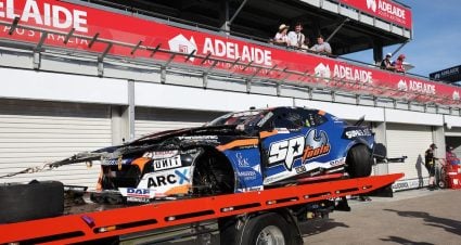 Brown On Top, Big Crashes At Adelaide