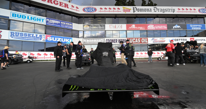 Rain Halts NHRA Finals Qualifying