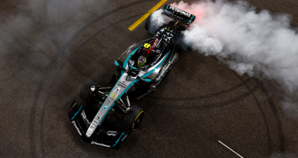 Hamilton Savors Final Mercedes Race