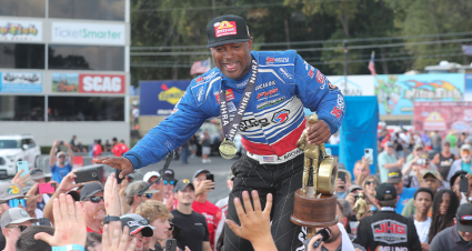 Antron Brown Shines In Pomona For Another Championship